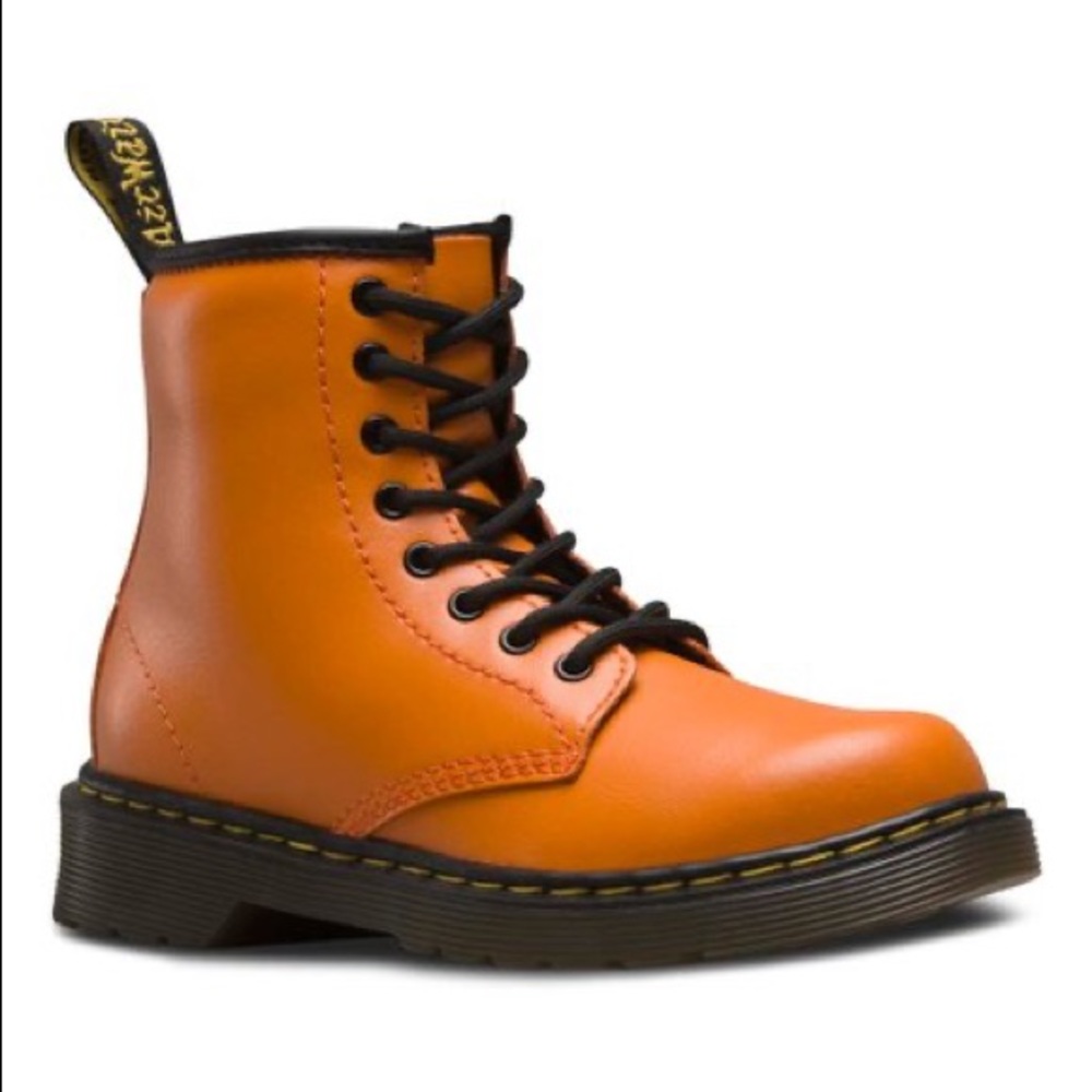 Pumpkin Orange Dr. Marten Boots